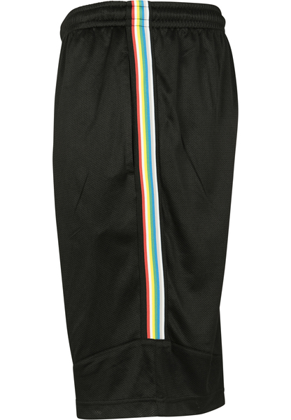 Side Taped Mesh Basketball Shorts