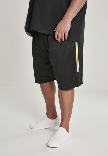 Side Taped Mesh Basketball Shorts