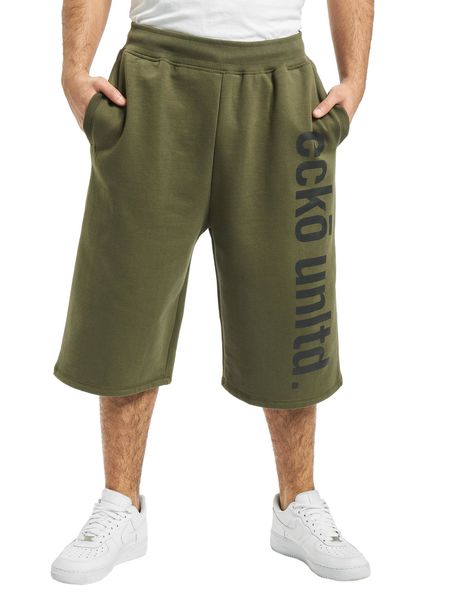 ECKO UNLTD 2 FACE SHORTS OLIVE