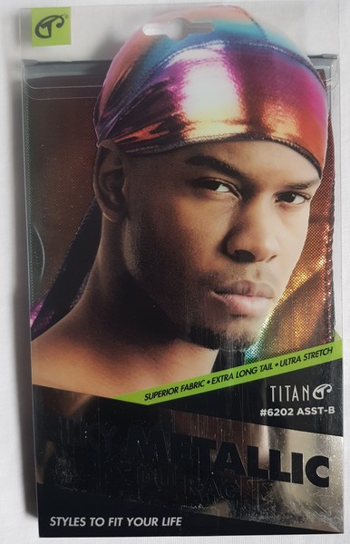 Holographic Silky Metallic Du-rag Rainbow